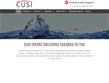 Tablet Screenshot of cusi.com